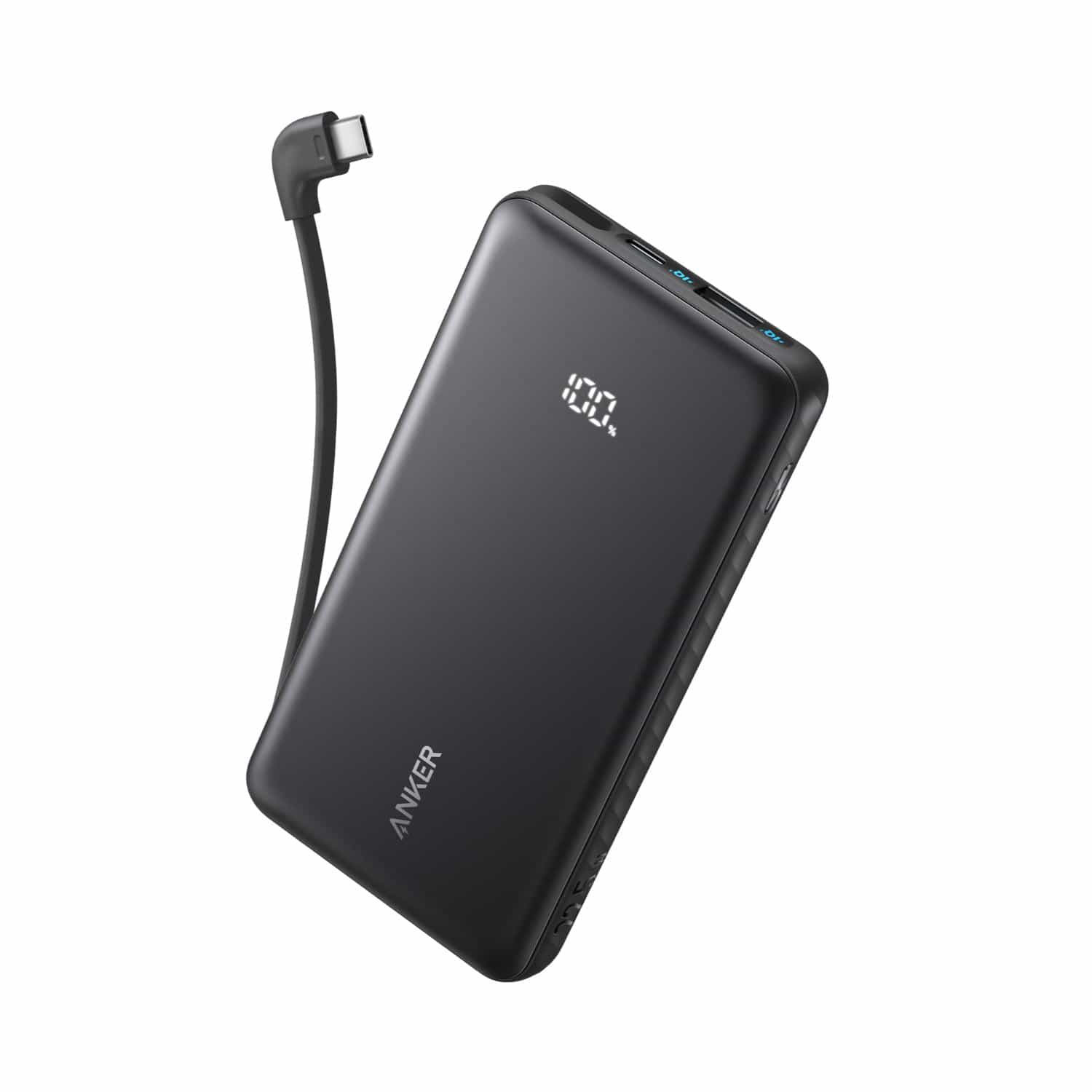 Anker Zolo Power Bank 10000mAh 22.5W With Built-In USB-C Cable