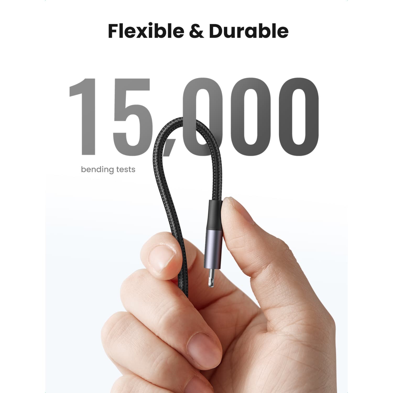 UGREEN Type-C To MFI Lightning Braided Cable - 1 Metre
