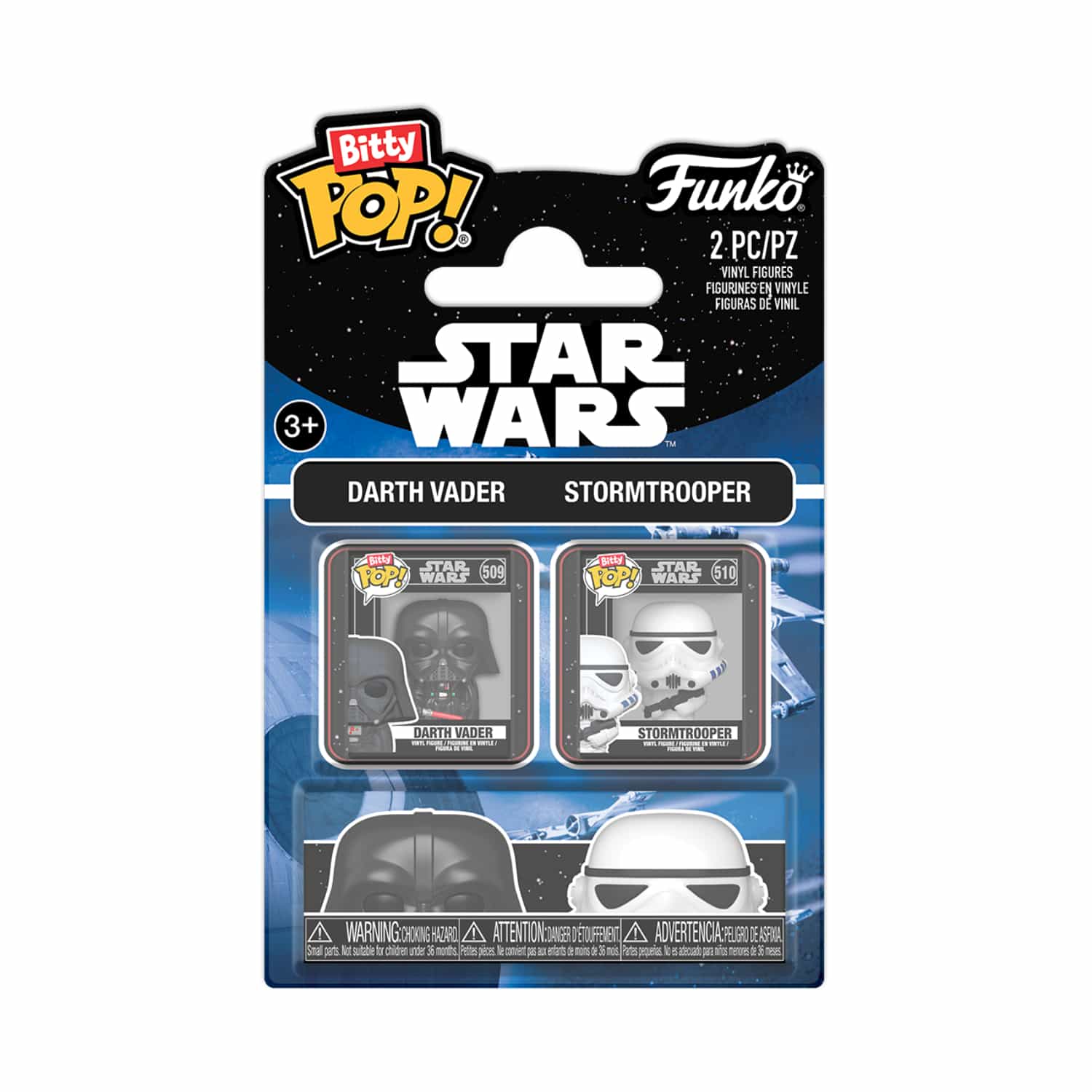 Funko Bitty Pop!: Star Wars - Darth Vader & Stormtrooper 2 Pack