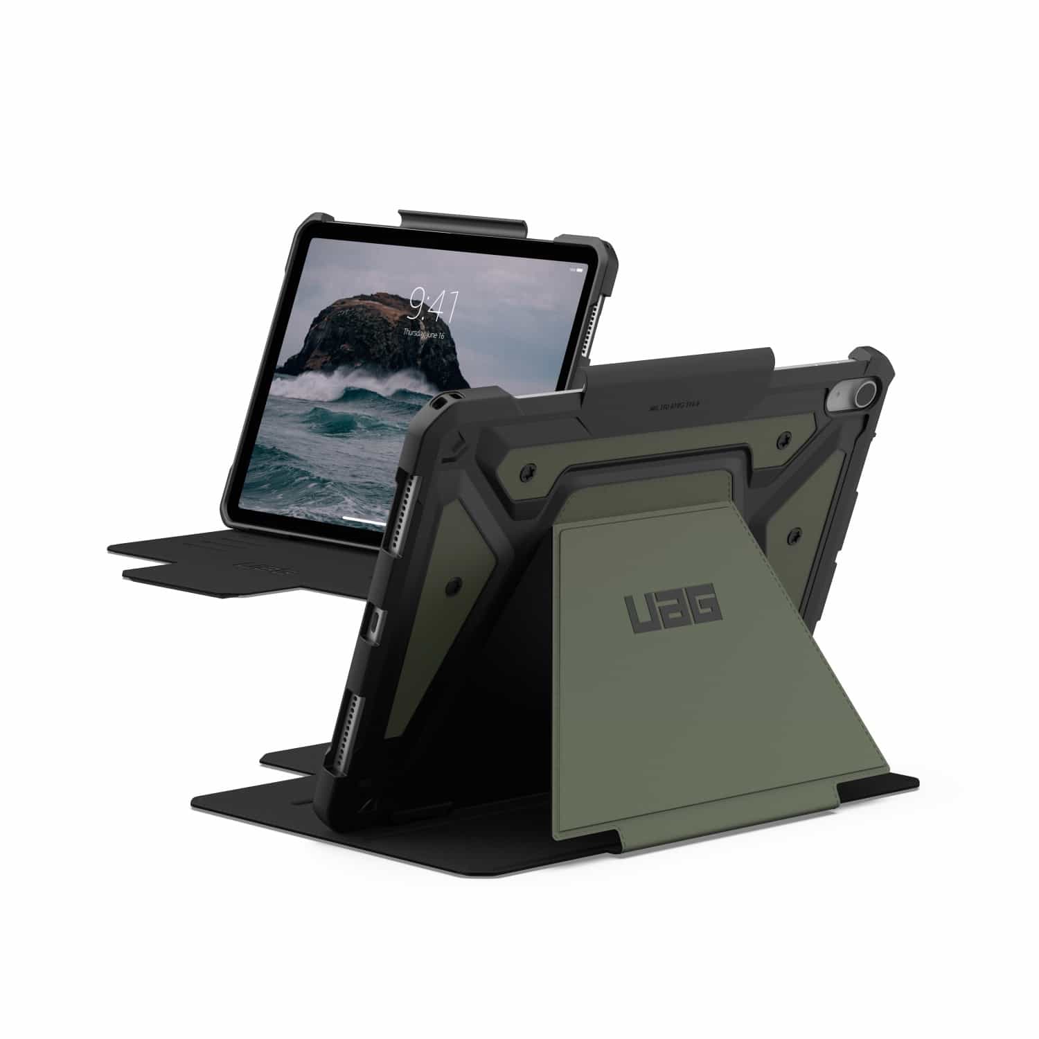UAG Metropolis SE Tablet Case - Apple iPad Air 11 (2024-2026) - Olive