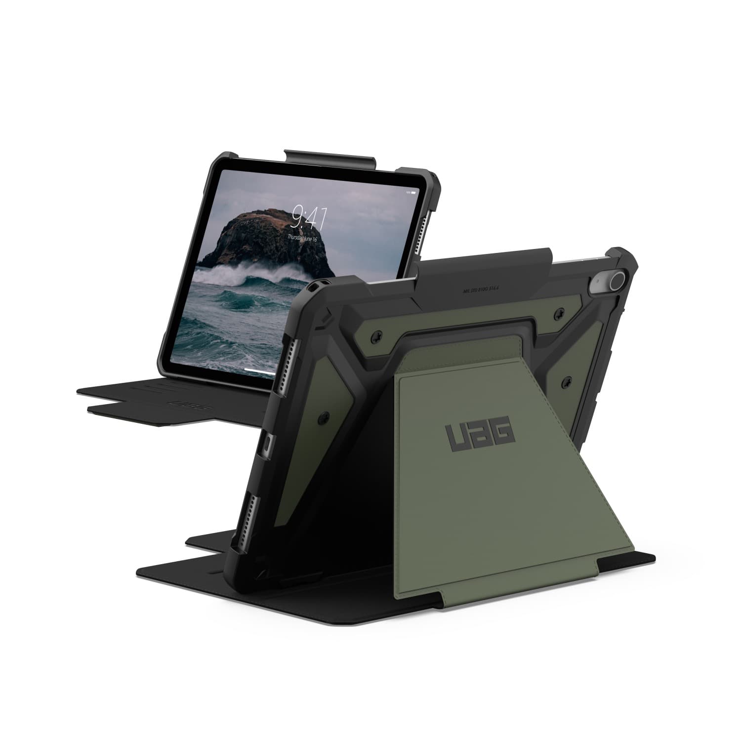 UAG Metropolis SE Tablet Case - Apple iPad Air 11 (2024-2026) - Olive