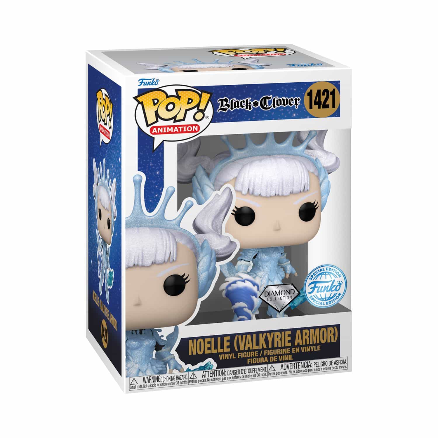 Funko Pop! Animation: Clover - Noelle (Valkyrie Armor)-(Diamond Collection)-(Special Edition)